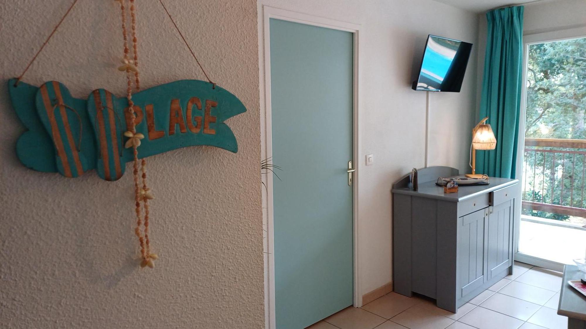 T2 Turquoise Ondres Plage Avec Piscine Et Tennis Bagian luar foto