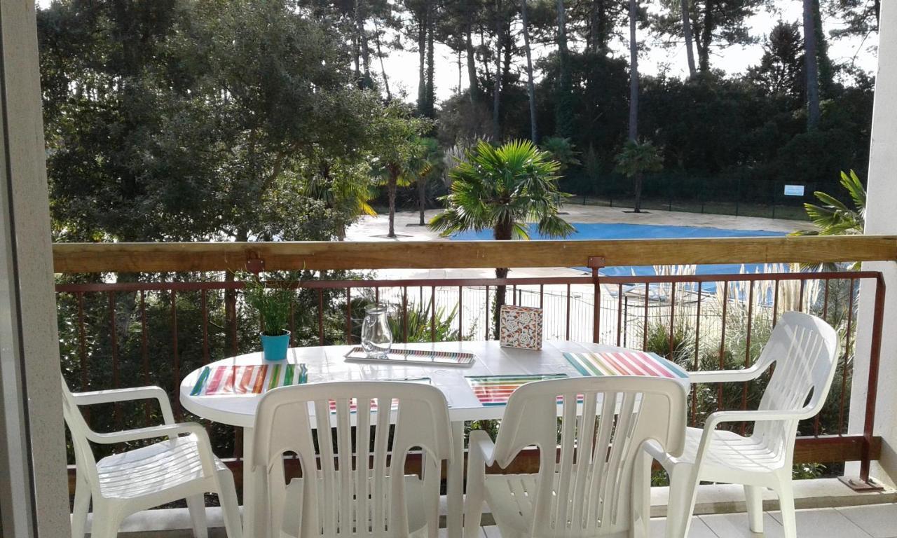 T2 Turquoise Ondres Plage Avec Piscine Et Tennis Bagian luar foto