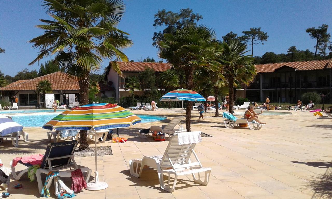 T2 Turquoise Ondres Plage Avec Piscine Et Tennis Bagian luar foto